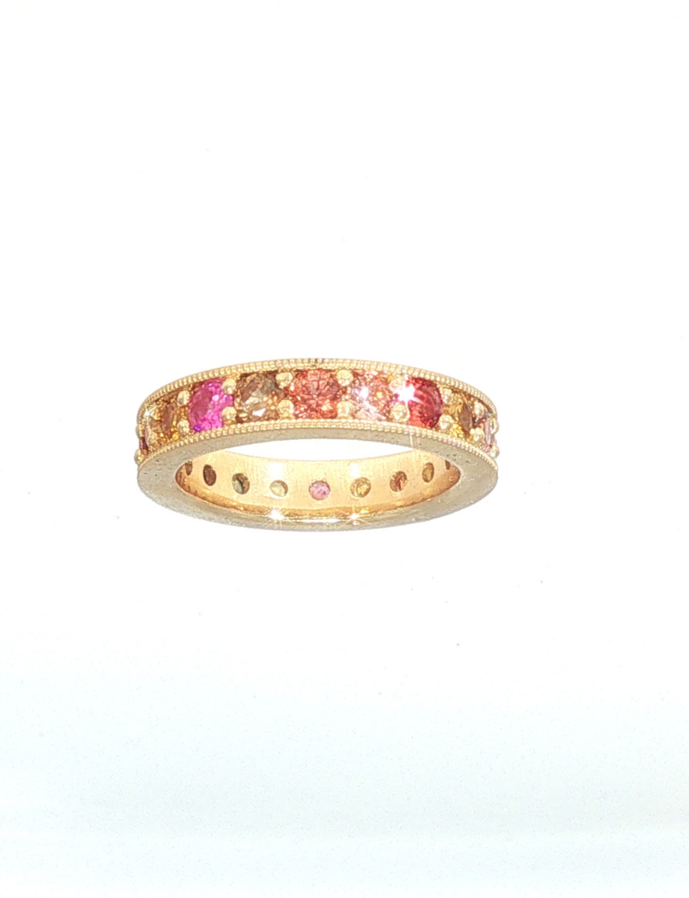 Montana Sapphire Eternity Band